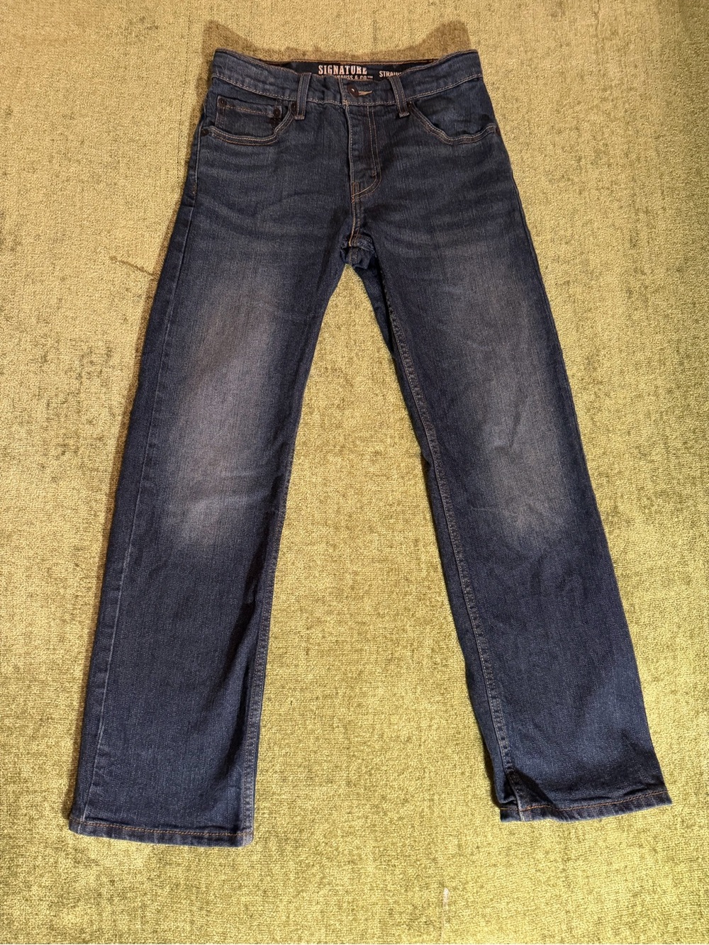 Levi's Kids Dark Blue Straight Jeans